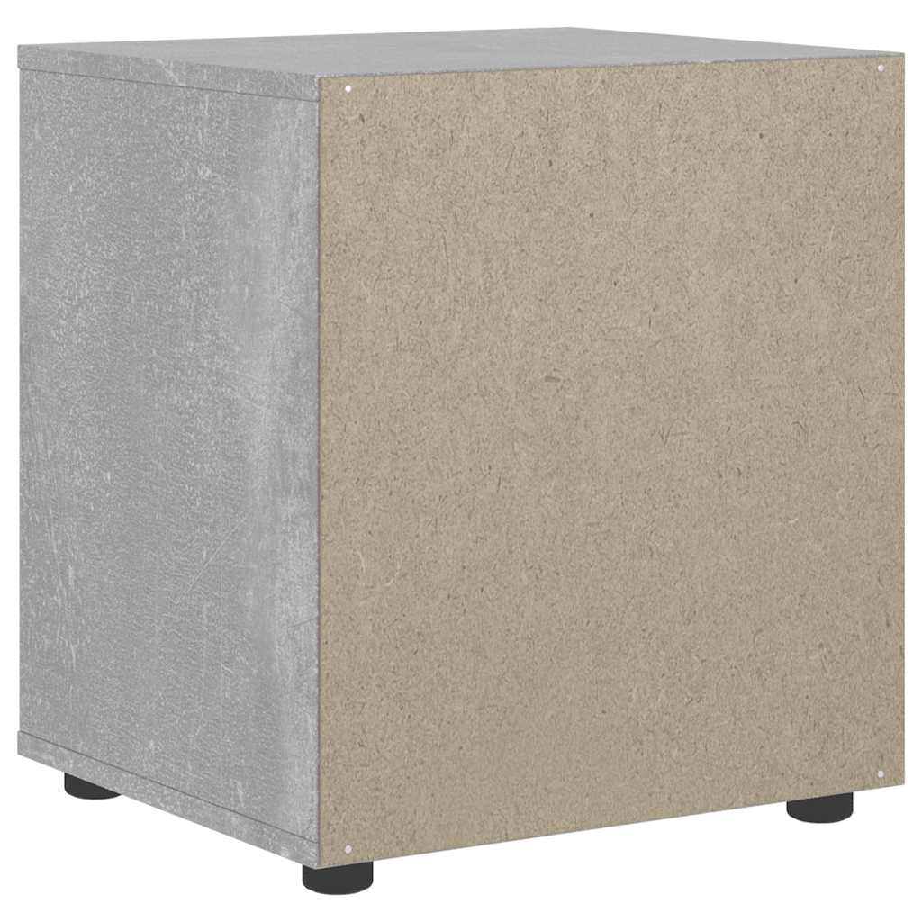 Bedside Cabinet VISNES Concrete Grey 45x40x50 cm Engineered Wood