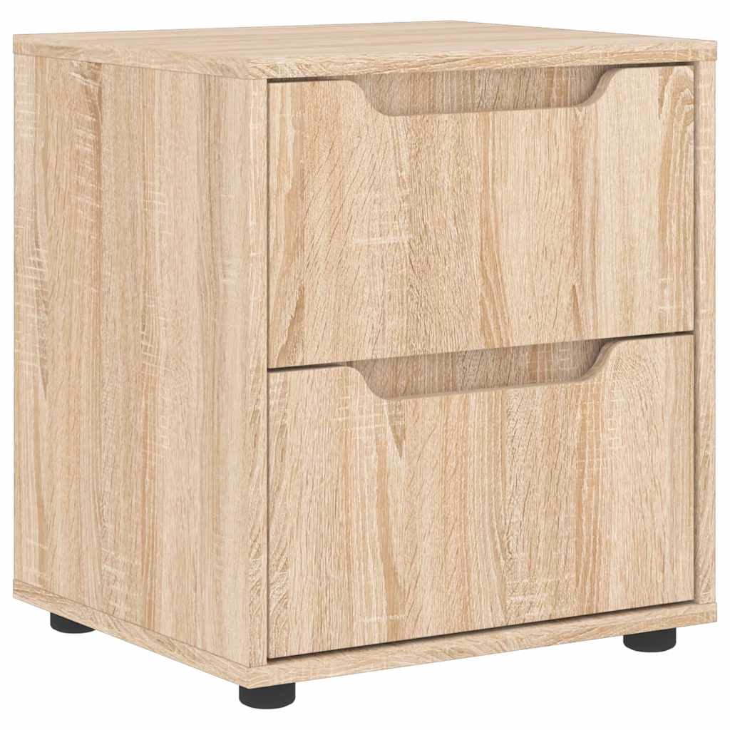 Bedside Cabinet VISNES Sonoma Oak 45x40x50 cm Engineered Wood