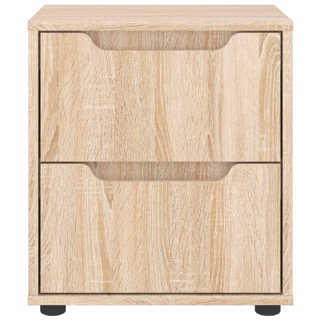 Bedside Cabinet VISNES Sonoma Oak 45x40x50 cm Engineered Wood