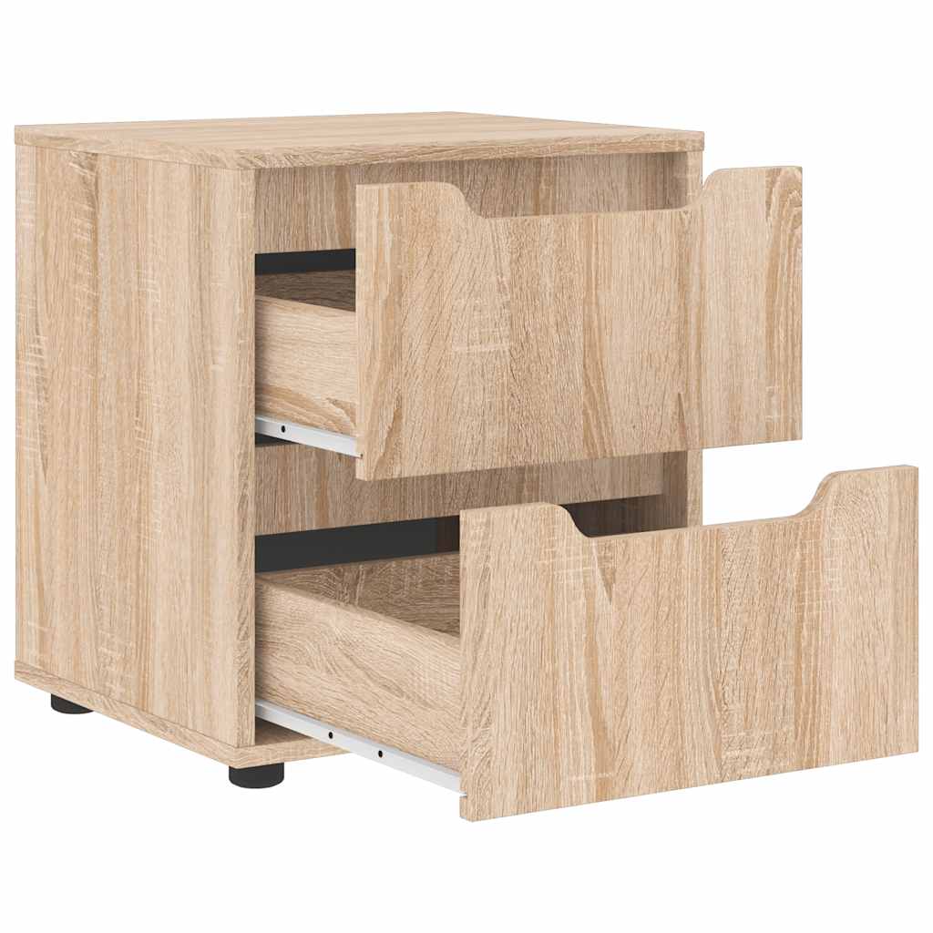 Bedside Cabinet VISNES Sonoma Oak 45x40x50 cm Engineered Wood