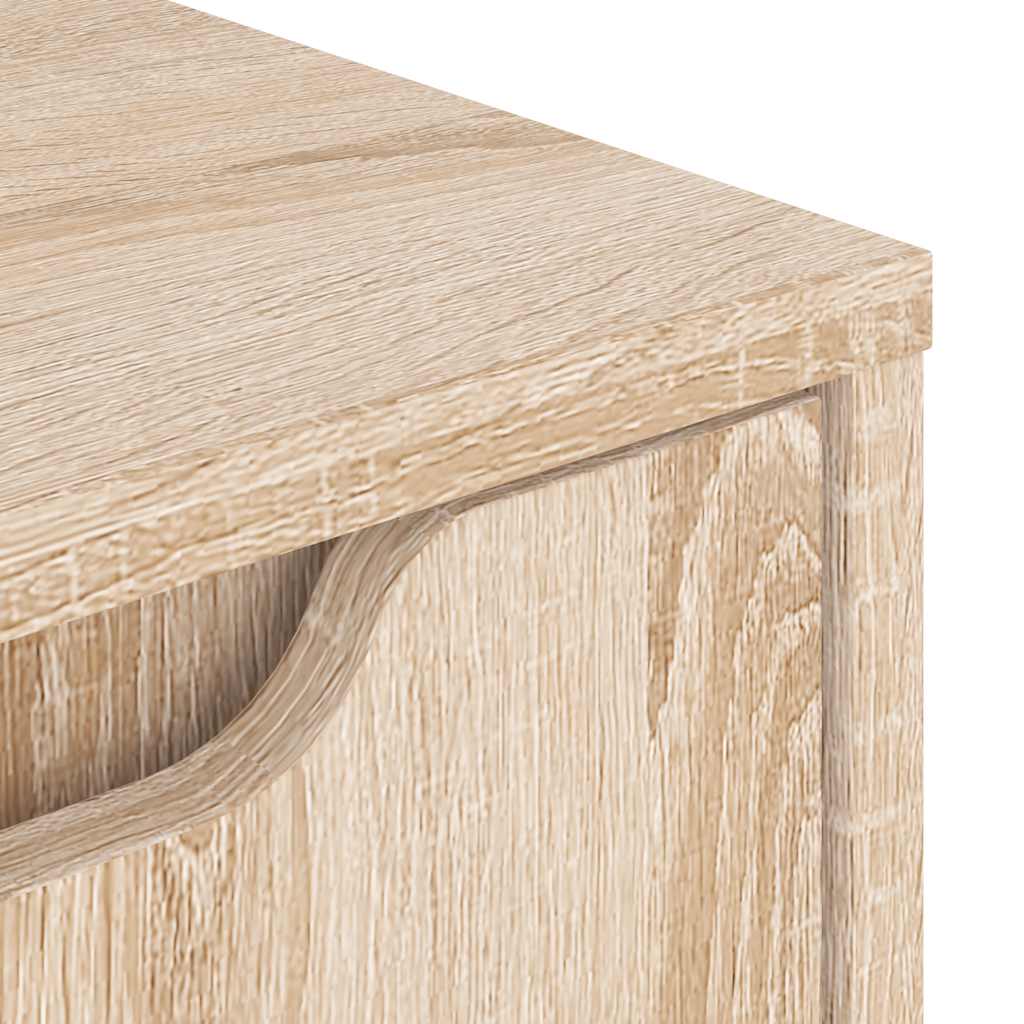 Bedside Cabinet VISNES Sonoma Oak 45x40x50 cm Engineered Wood