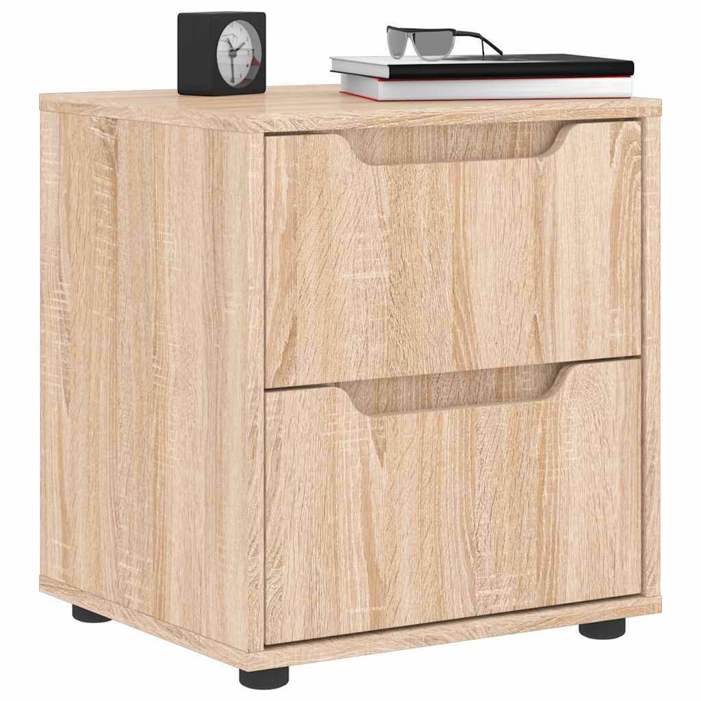 Bedside Cabinet VISNES Sonoma Oak 45x40x50 cm Engineered Wood