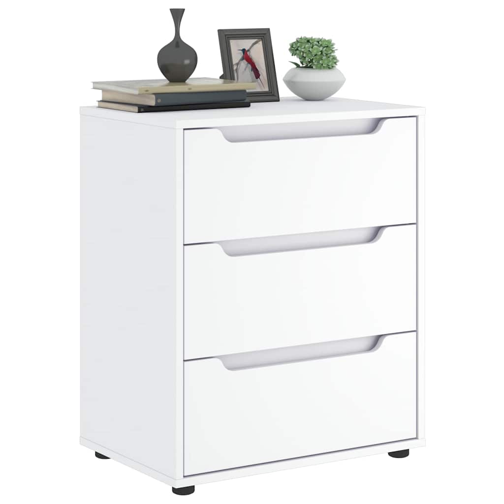 Sideboard VISNES White 60x40x73 cm Engineered Wood