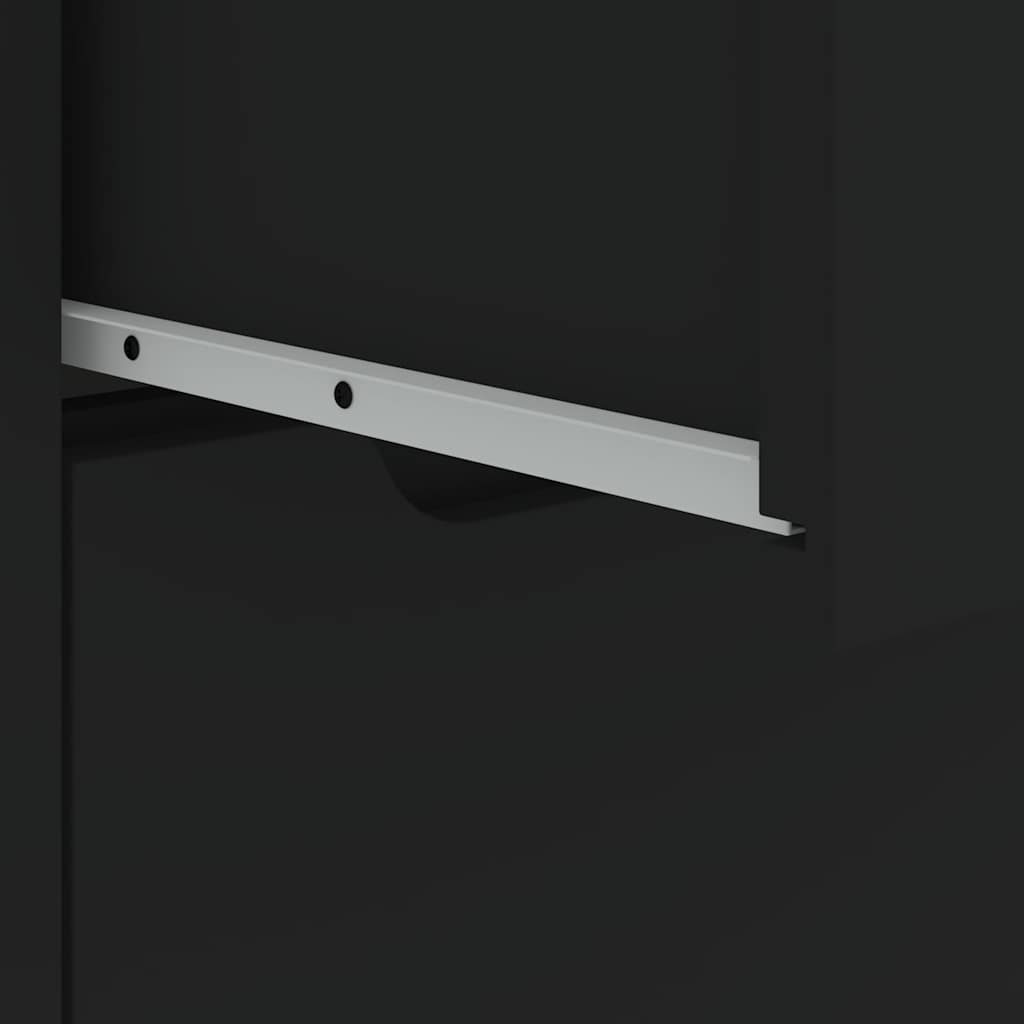 Sideboard VISNES Black 60x40x73 cm Engineered Wood