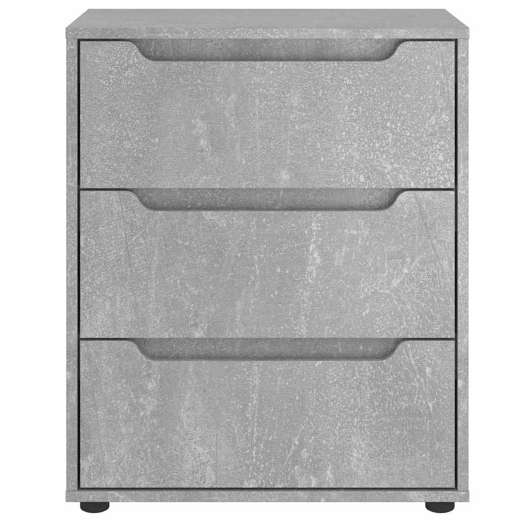 Sideboard VISNES Concrete Grey 60x40x73 cm Engineered Wood