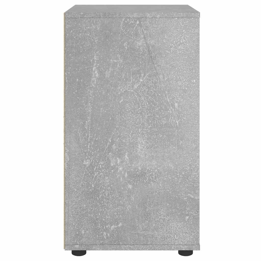 Sideboard VISNES Concrete Grey 60x40x73 cm Engineered Wood