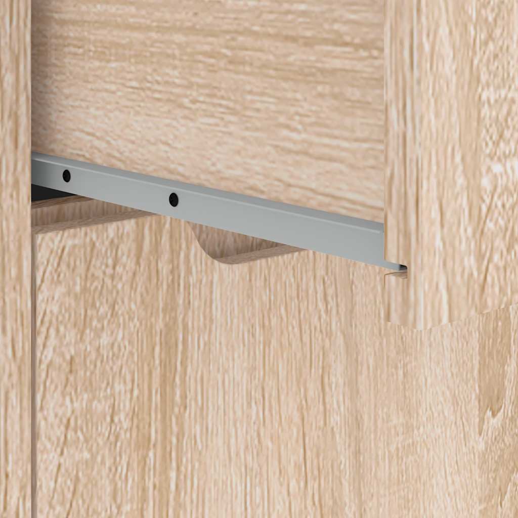 Sideboard VISNES Sonoma Oak 60x40x73 cm Engineered Wood