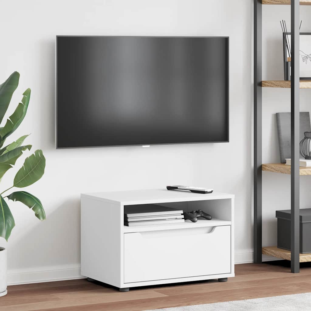 TV Cabinet VISNES White 60x40x38 cm Engineered Wood