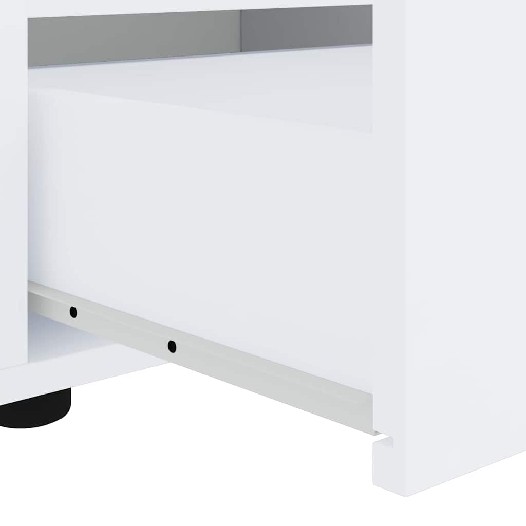 TV Cabinet VISNES White 100x40x38 cm Engineered Wood