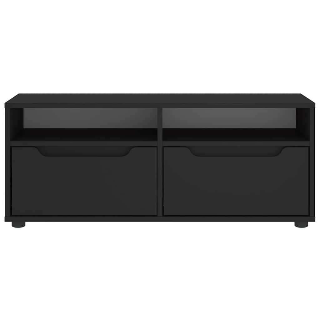 TV Cabinet VISNES Black 100x40x38 cm Engineered Wood