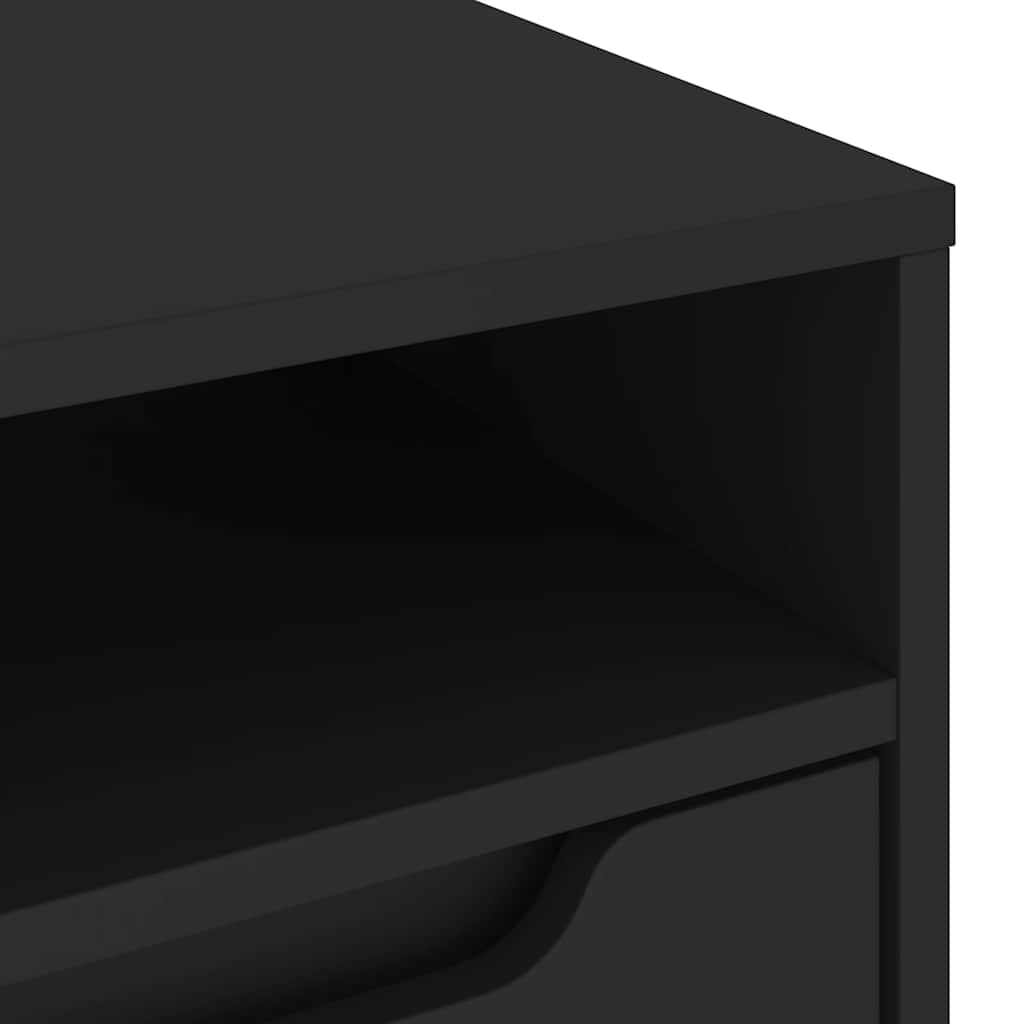 TV Cabinet VISNES Black 100x40x38 cm Engineered Wood