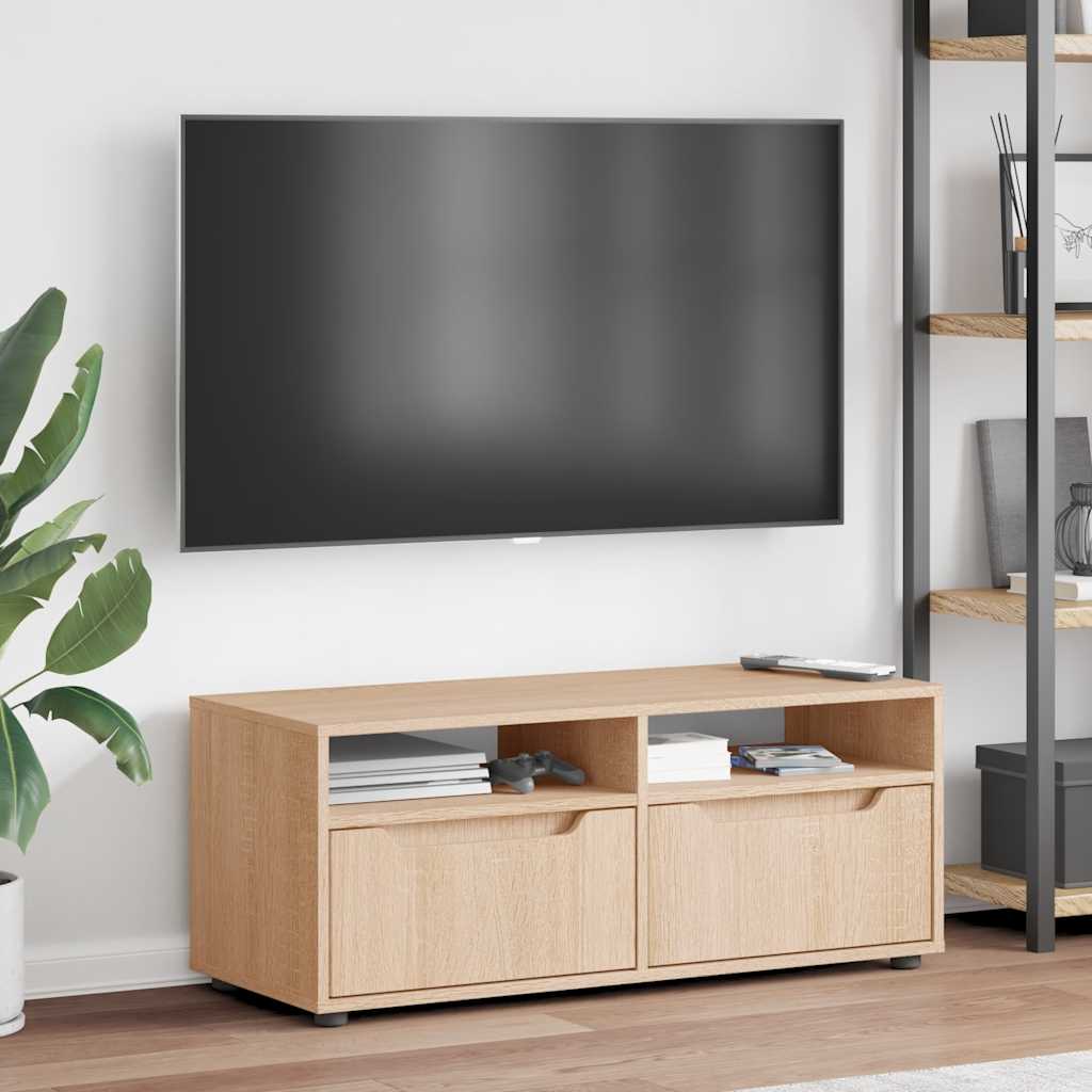 TV Cabinet VISNES Sonoma Oak 100x40x38 cm Engineered Wood
