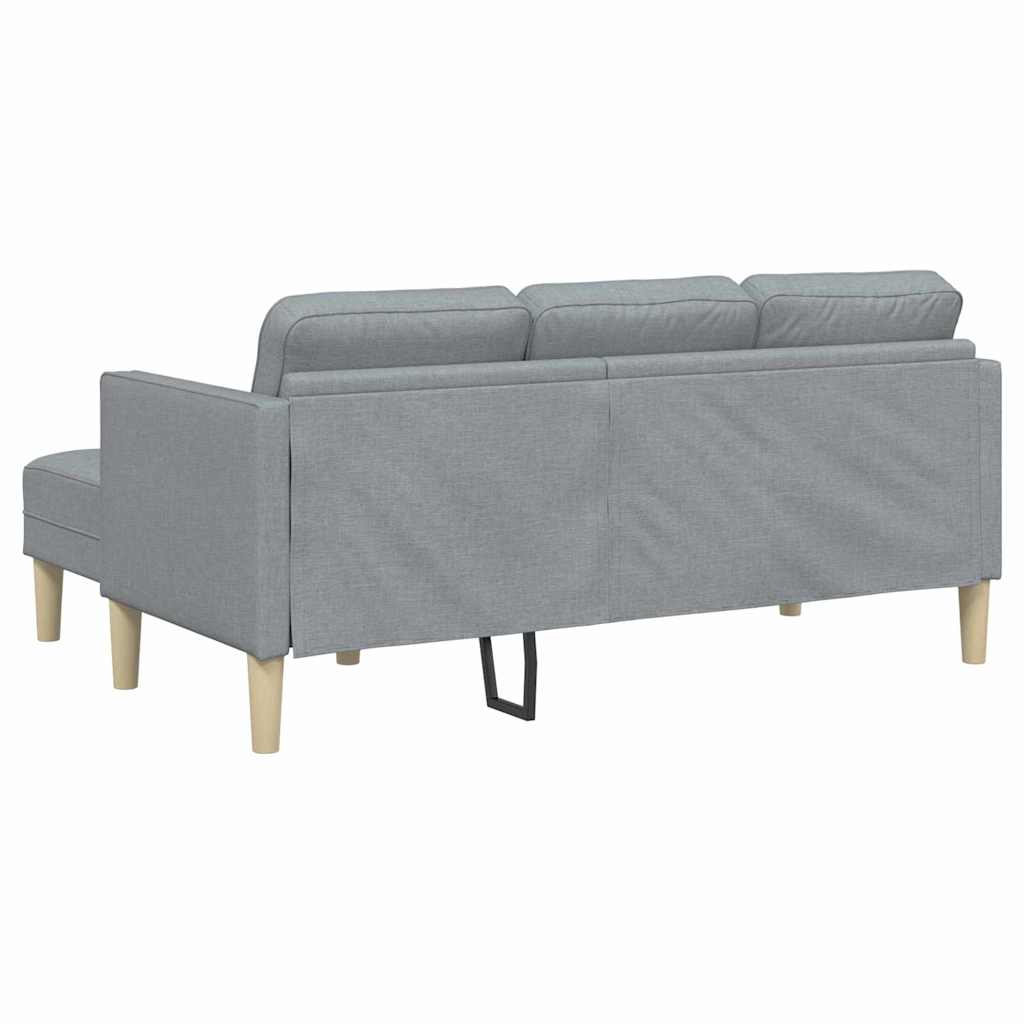 Sofa Set Light grey 173 x 131 x 67 cm Fabric