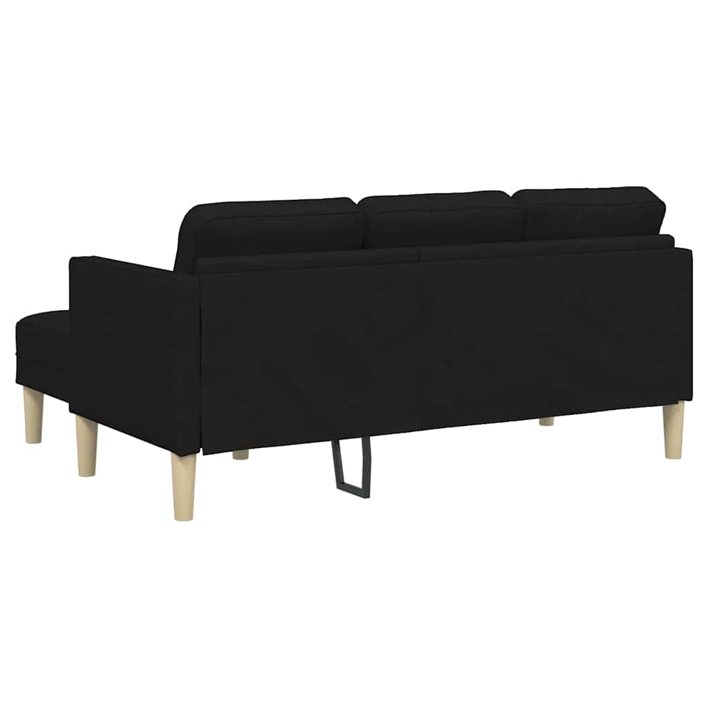 Sofa Set Black 173 x 131 x 67 cm Fabric