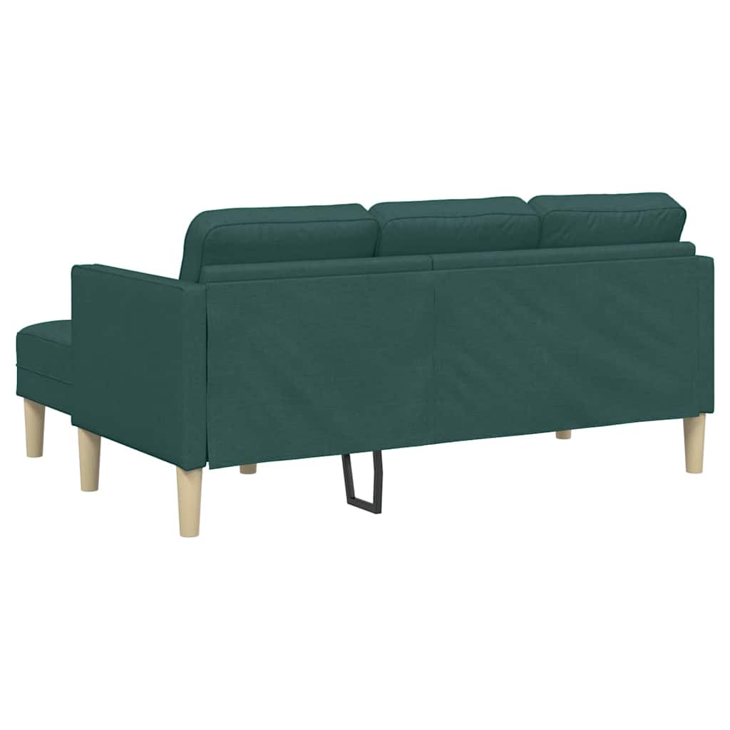 Sofa Set Dark Green 173 x 131 x 67 cm Fabric