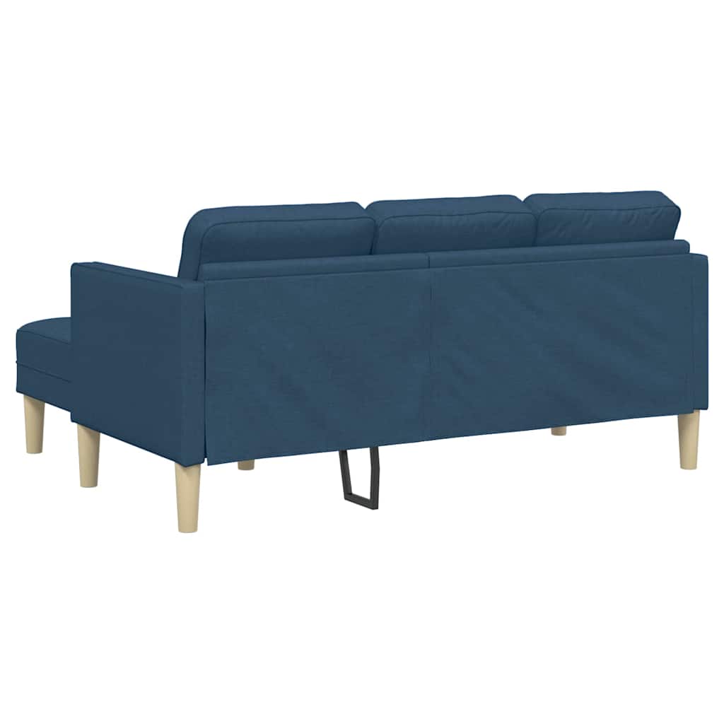 Sofa Set Blue 173 x 131 x 67 cm Fabric