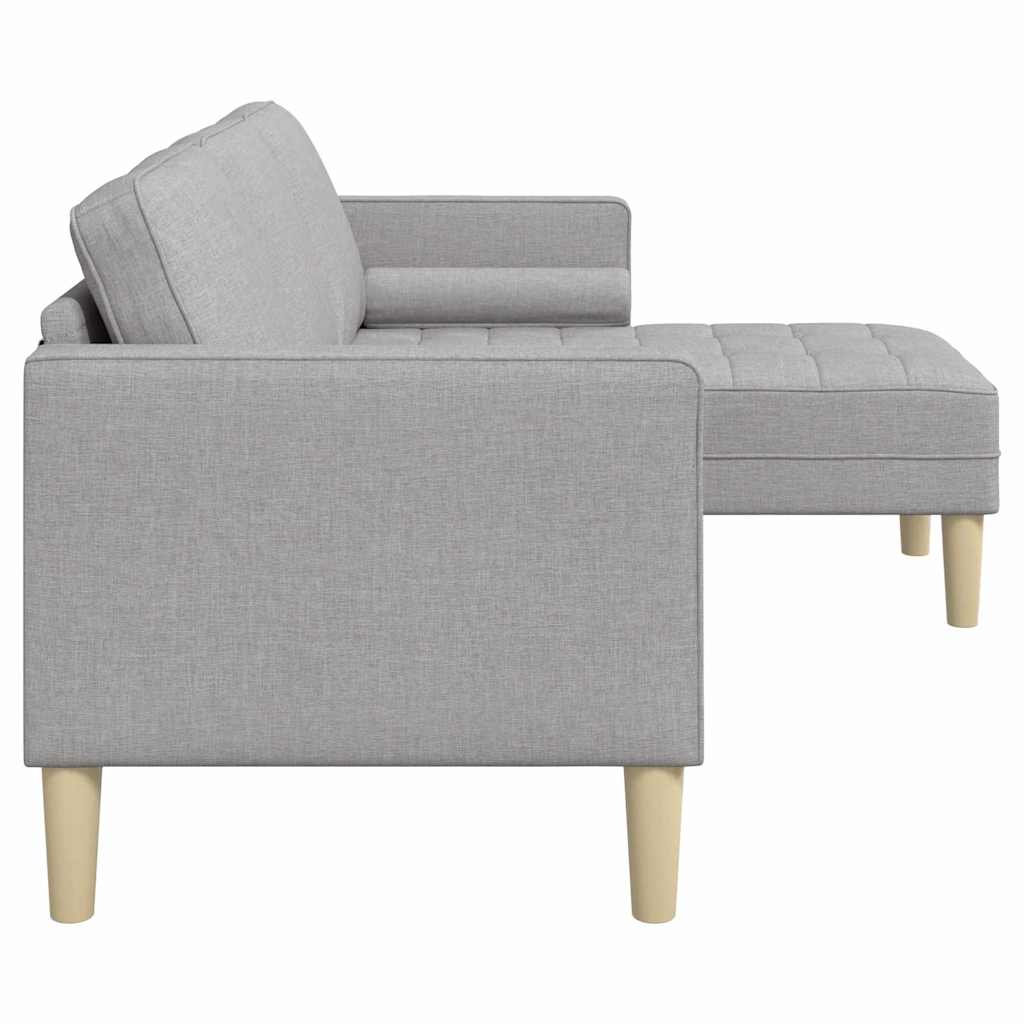 Sofa Set Cloud grey 173 x 131 x 67 cm Fabric