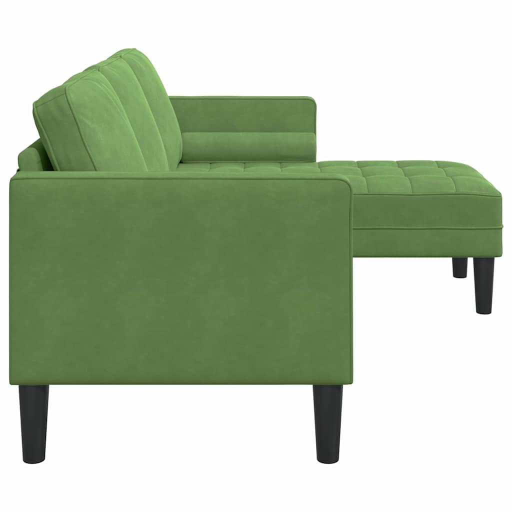 Sofa Set Light green 173 x 131 x 67 cm Velvet
