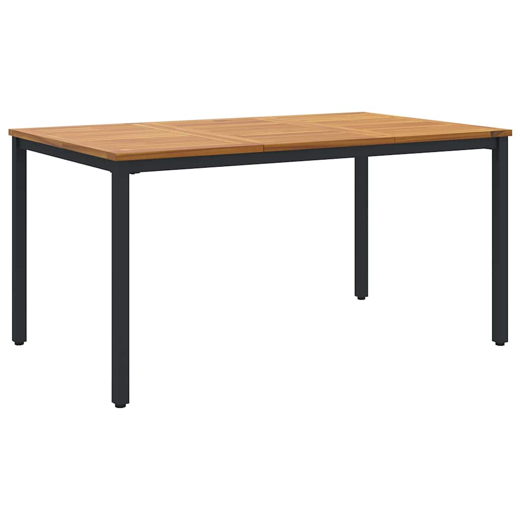 Outdoor Tables Natural and black 150 x 90 x 75 cm