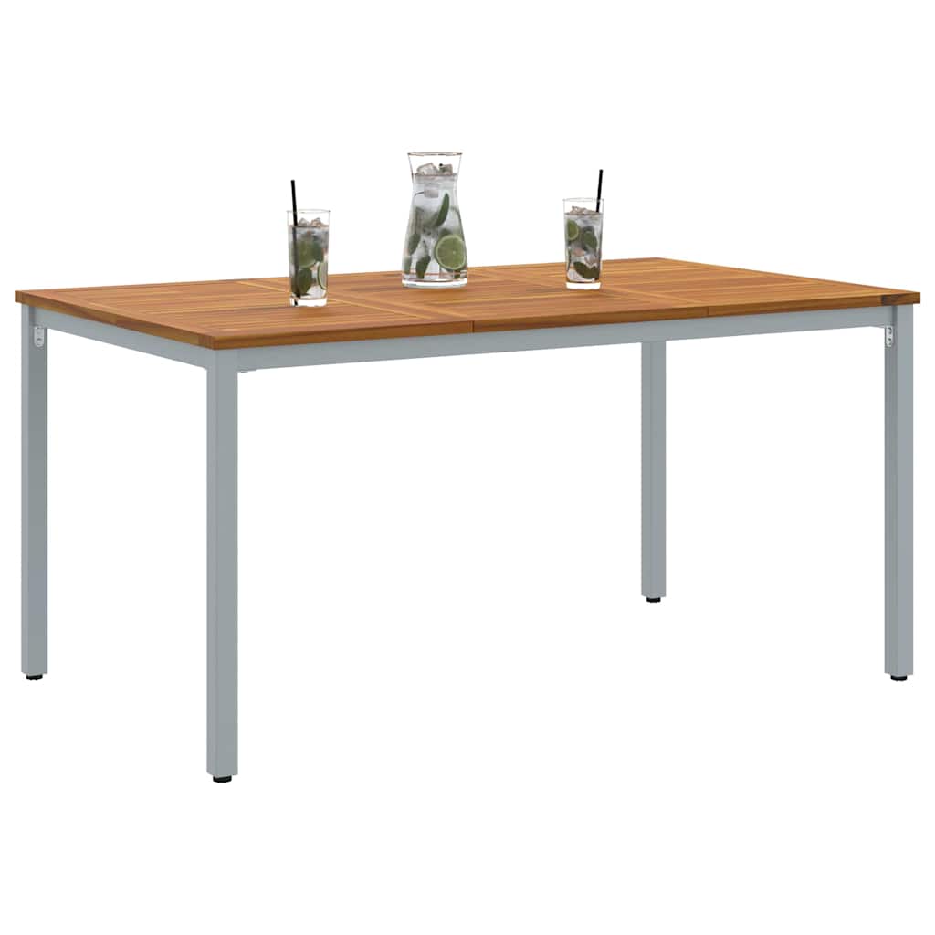 Outdoor Tables Natural and grey 150 x 90 x 75 cm