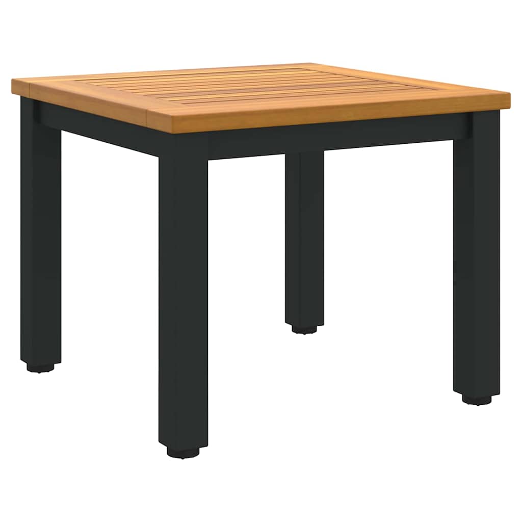 Outdoor Tables Natural and black 45 x 45 x 38 cm
