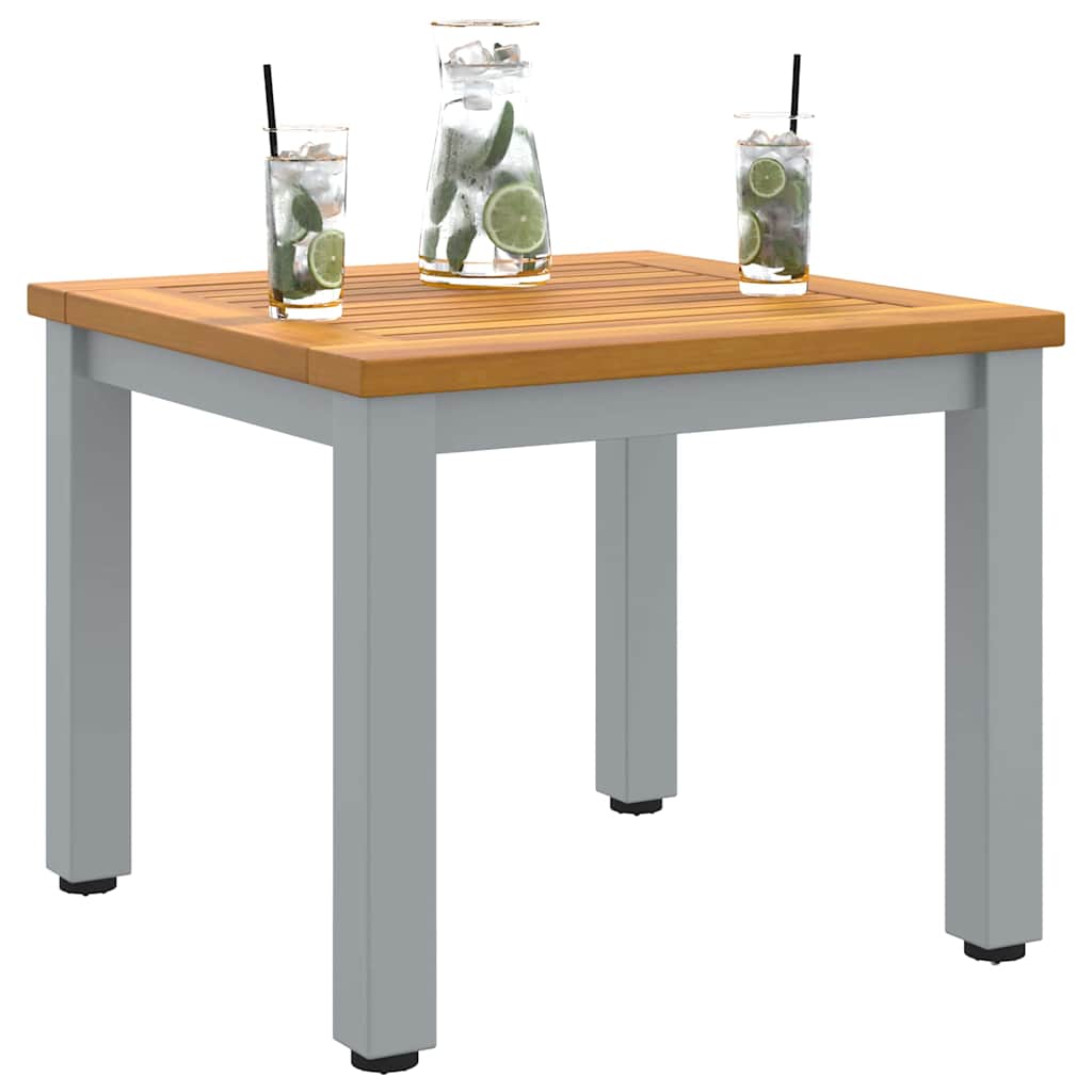 Outdoor Tables Natural and grey 45 x 45 x 38 cm