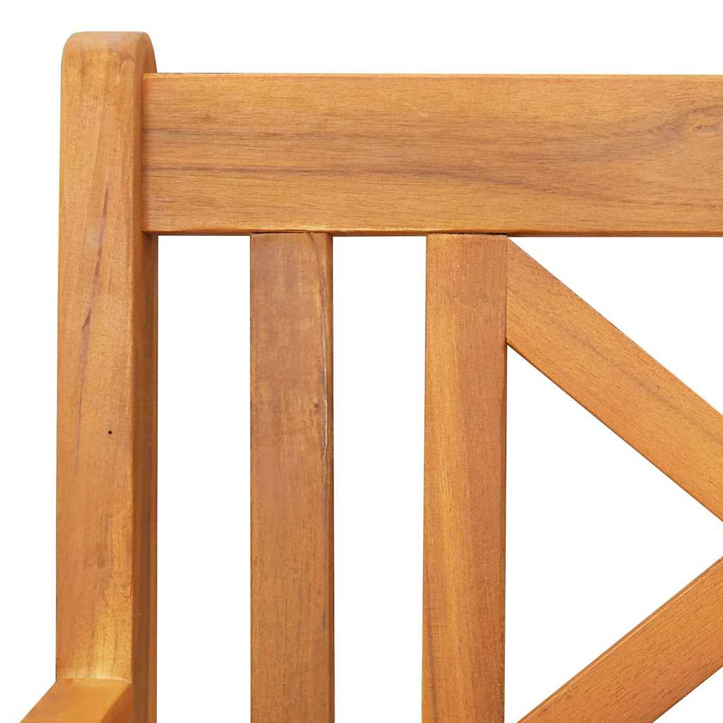 Garden Glider Bench Brown 110 x 59 x 97cm Solid Acacia wood