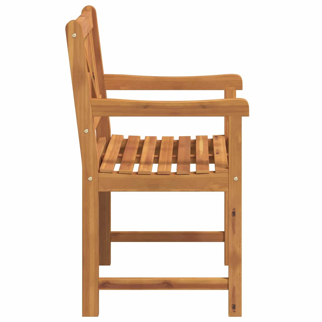 Garden Chair 2 pcs Brown 56 x 56 x 90cm Solid Acacia wood