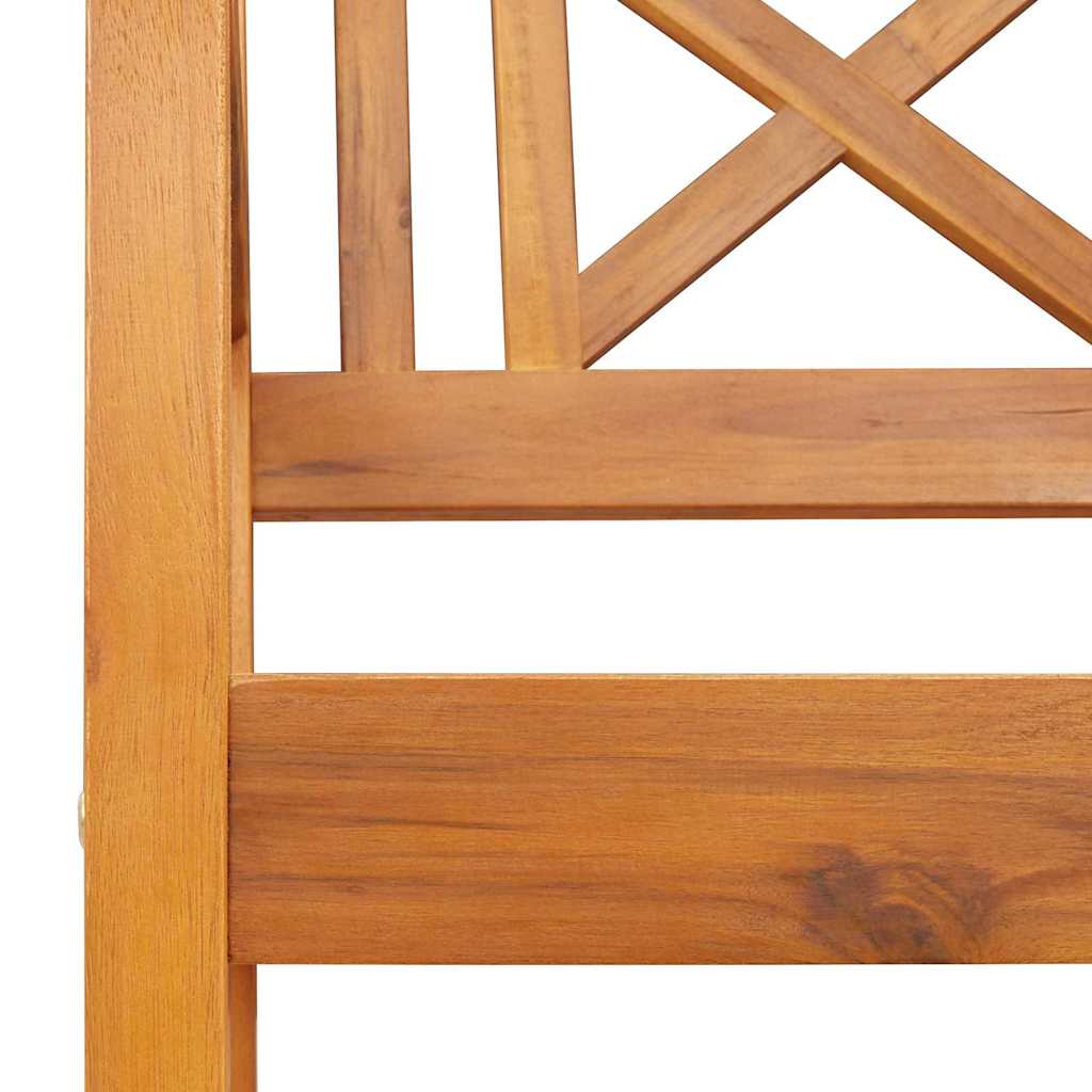 Garden Bench Brown 110 x 56 x 90cm Solid Acacia wood