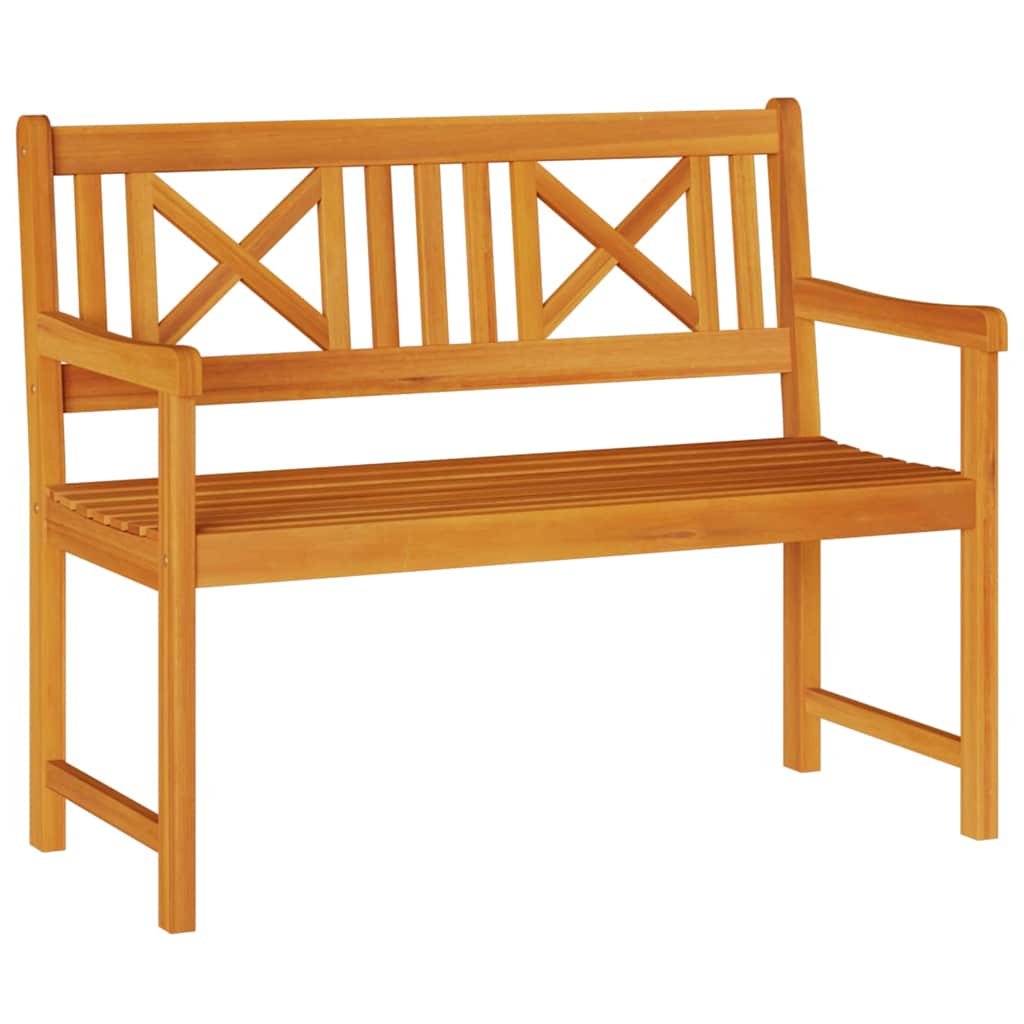 Garden Bench Brown 110 x 56 x 90cm Solid Acacia wood