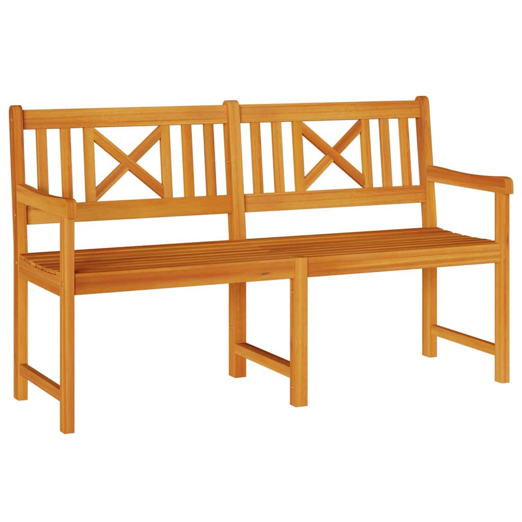 Garden Bench Brown 150 x 56 x 90cm Solid Acacia wood