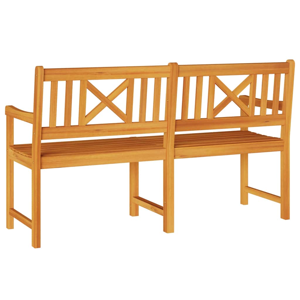 Garden Bench Brown 150 x 56 x 90cm Solid Acacia wood