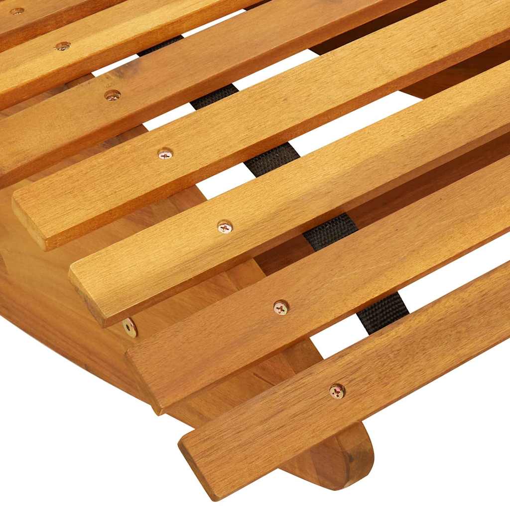 Rocking Sun Loungers 2 pcs Brown 154 x 60 x 74 cm