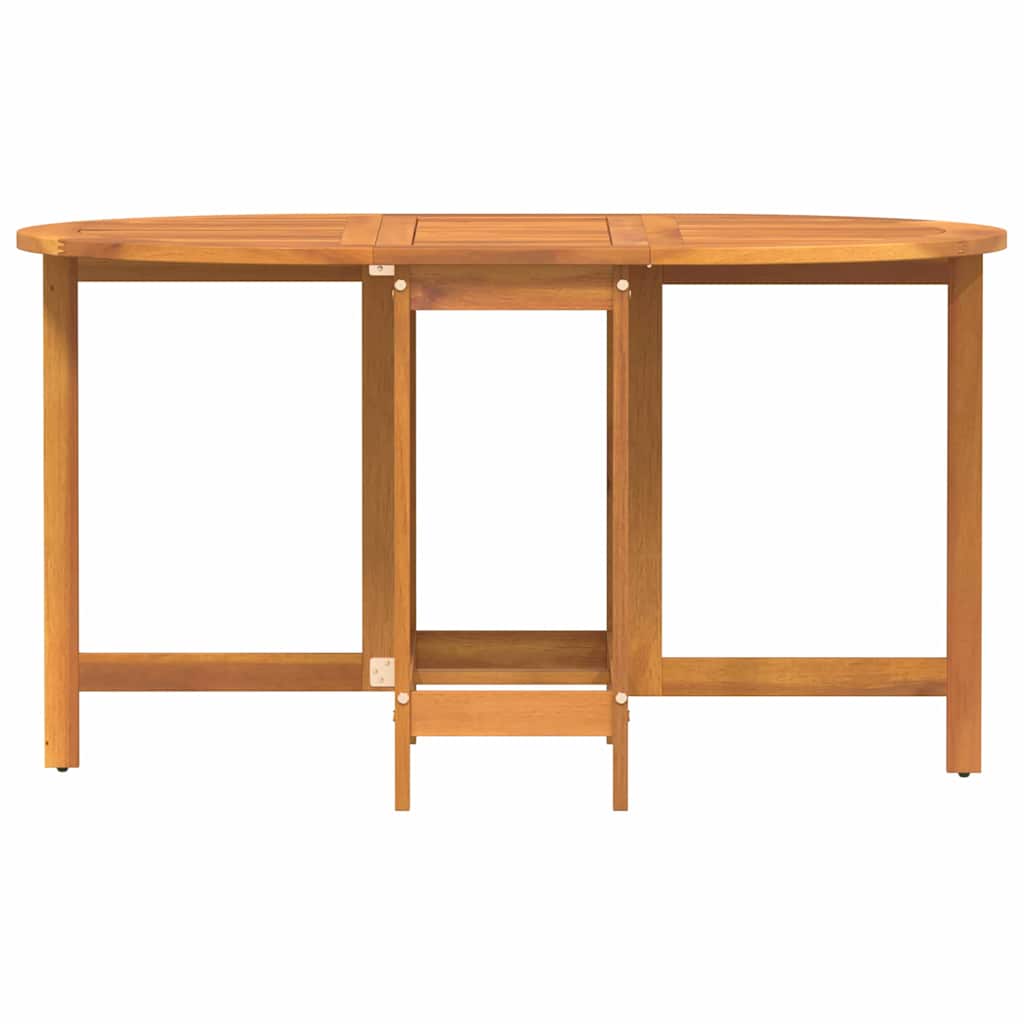Garden Table Folding Brown 110 x 60 x 72 cm Solid Acacia wood