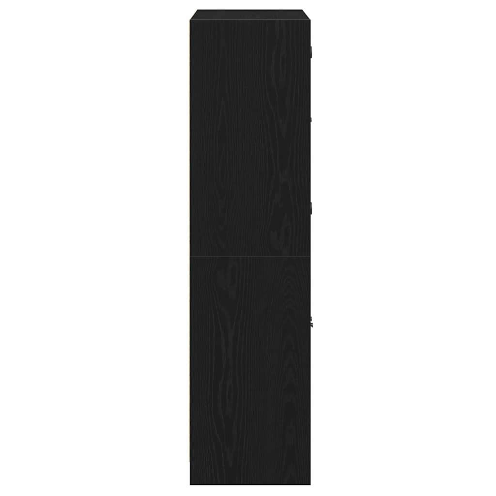 Highboard Black 68 x 37 x 142 cm Engineered wood