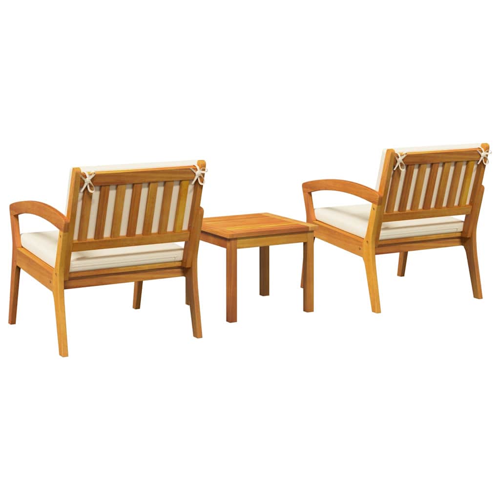 Bistro Set Brown 45 x 45 x 38cm Solid Acacia wood