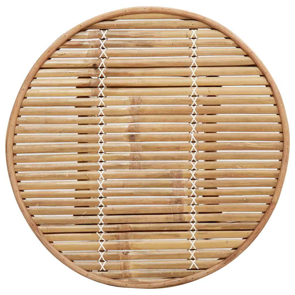 Outdoor Bar Table Round Ø55x100 cm Bamboo