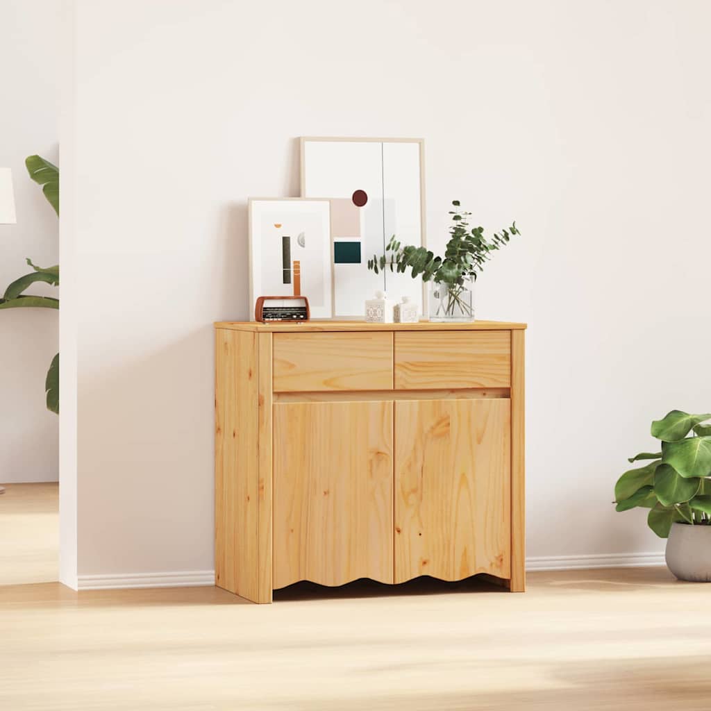 Sideboard Drammen Oak 79 x 43 x 75.5 cm Solid Pine wood