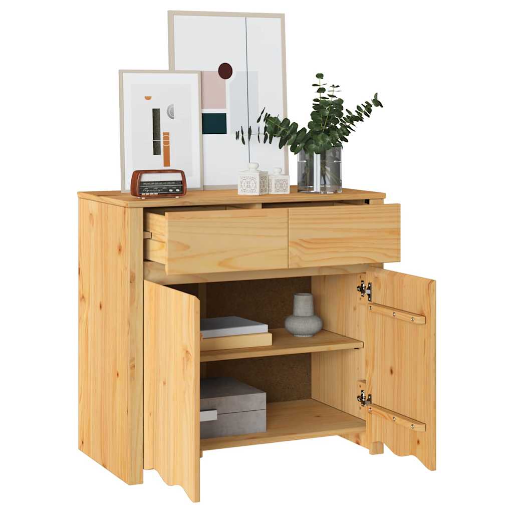Sideboard Drammen Oak 79 x 43 x 75.5 cm Solid Pine wood