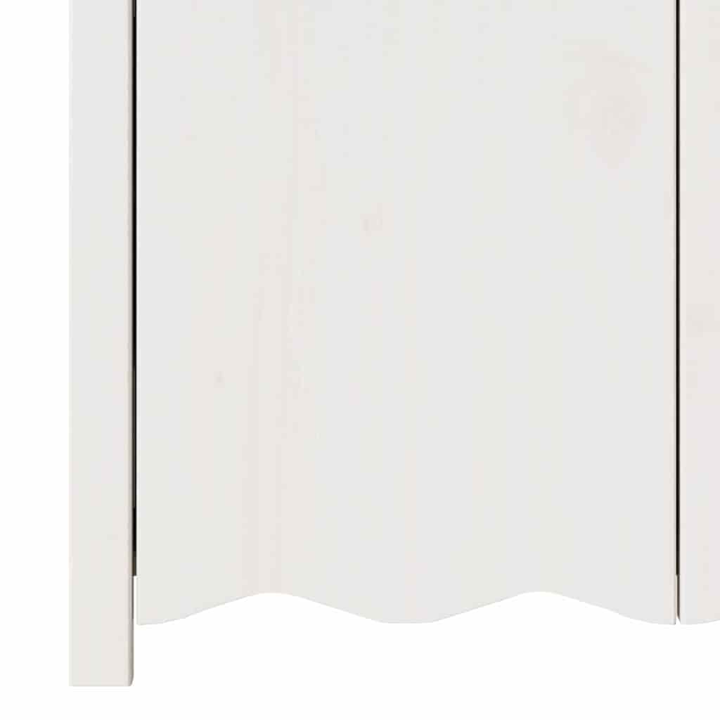 Sideboard Drammen White 79 x 43 x 75.5 cm Solid Pine wood