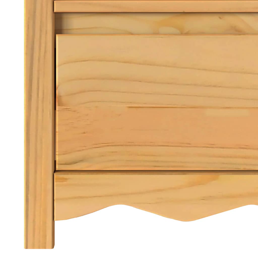TV Cabinet Drammen Oak 99 x 43 x 55 cm Solid Pine wood