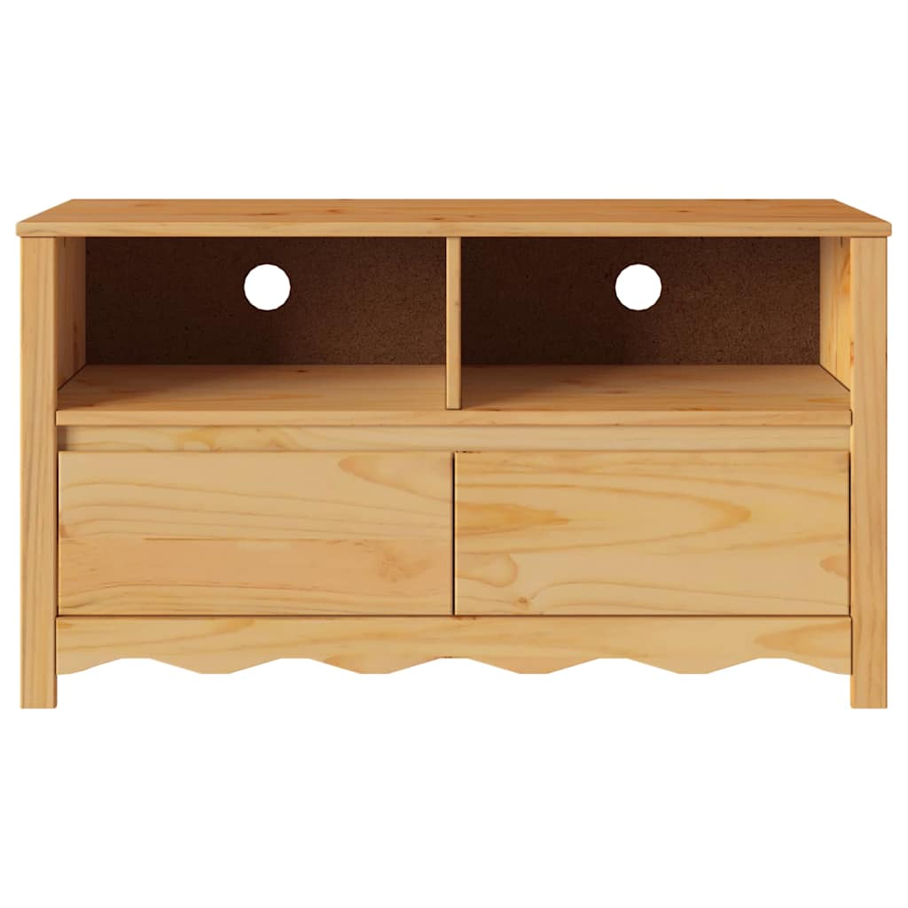 TV Cabinet Drammen Oak 99 x 43 x 55 cm Solid Pine wood