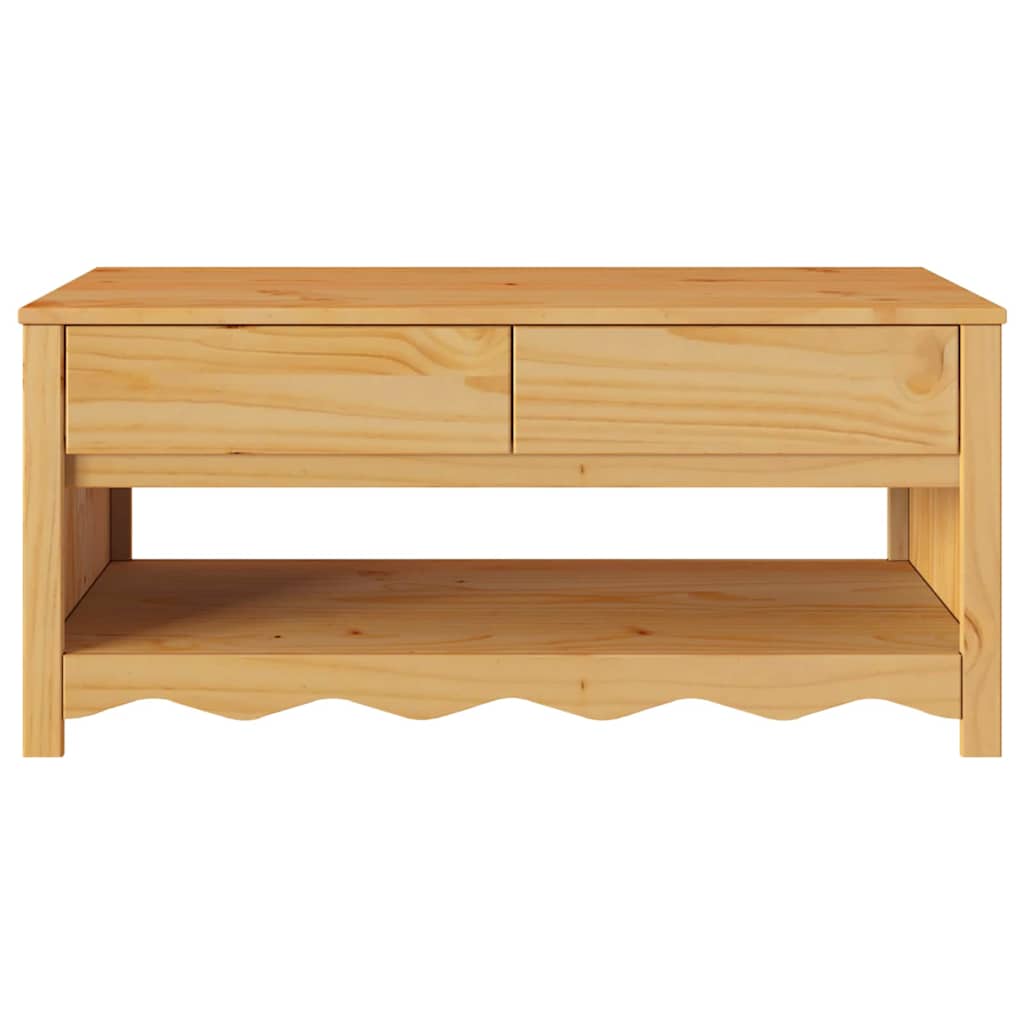 Coffee Table Drammen Oak 99 x 55 x 45 cm Solid pine wood