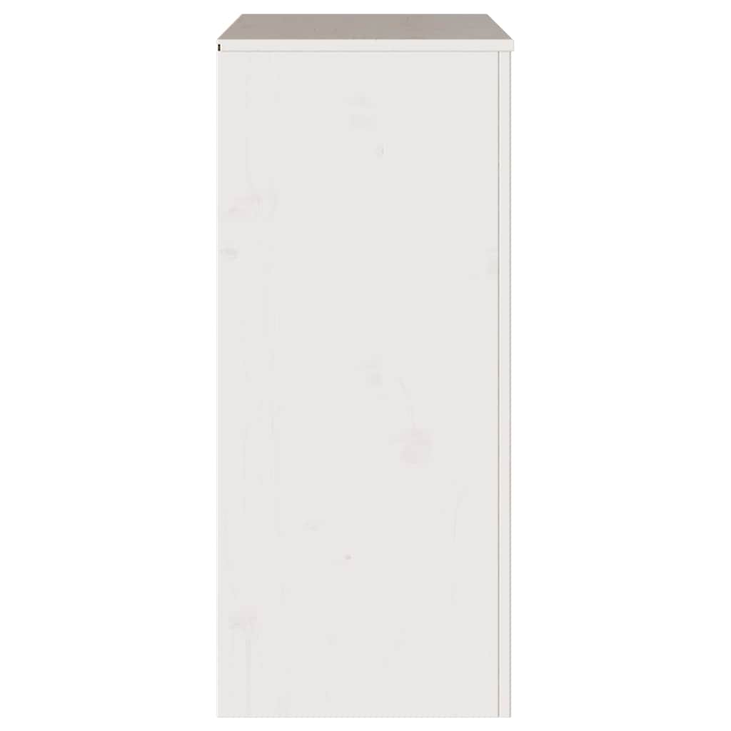 Chest of Drawers with Drawer Drammen White 76.5 x 40 x 91 cm