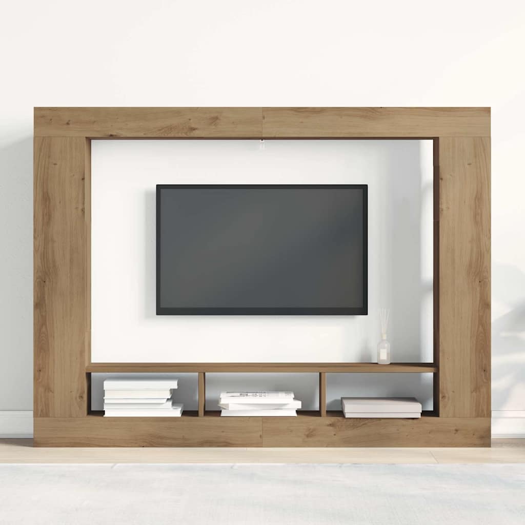 TV Cabinet Artisan oak 152 x 22 x 113 cm Engineered wood