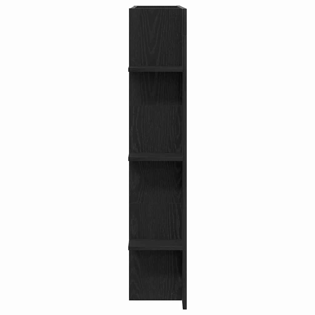 TV Cabinet Black oak 152 x 22 x 113 cm Engineered wood