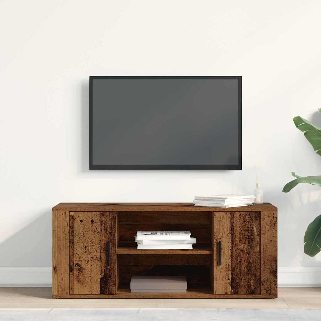TV Cabinet Old wood 100 x 35 x 40 cm Engineered wood