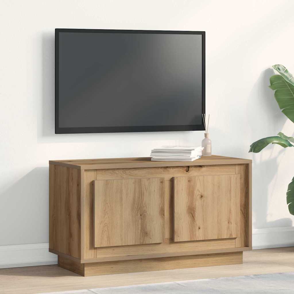 TV Cabinet Artisan oak 80 x 35 x 45 cm Engineered wood