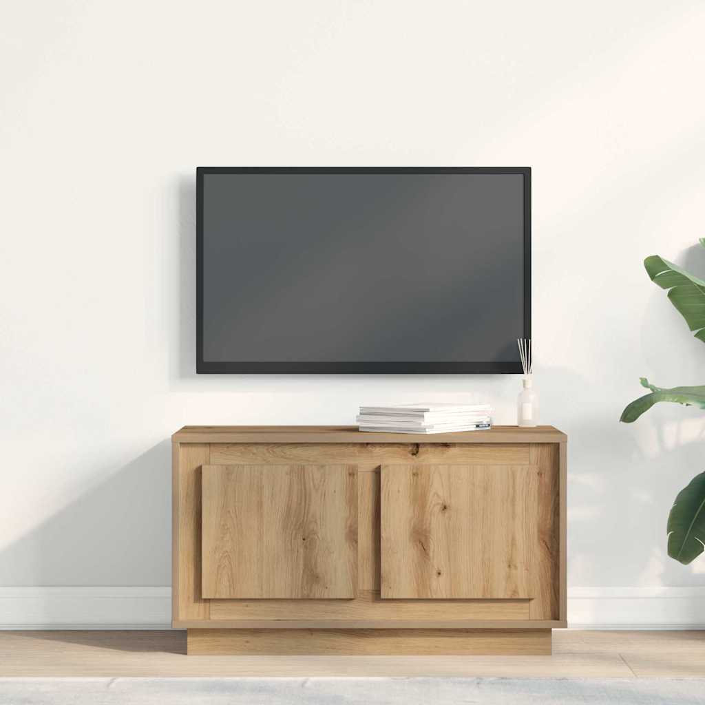 TV Cabinet Artisan oak 80 x 35 x 45 cm Engineered wood