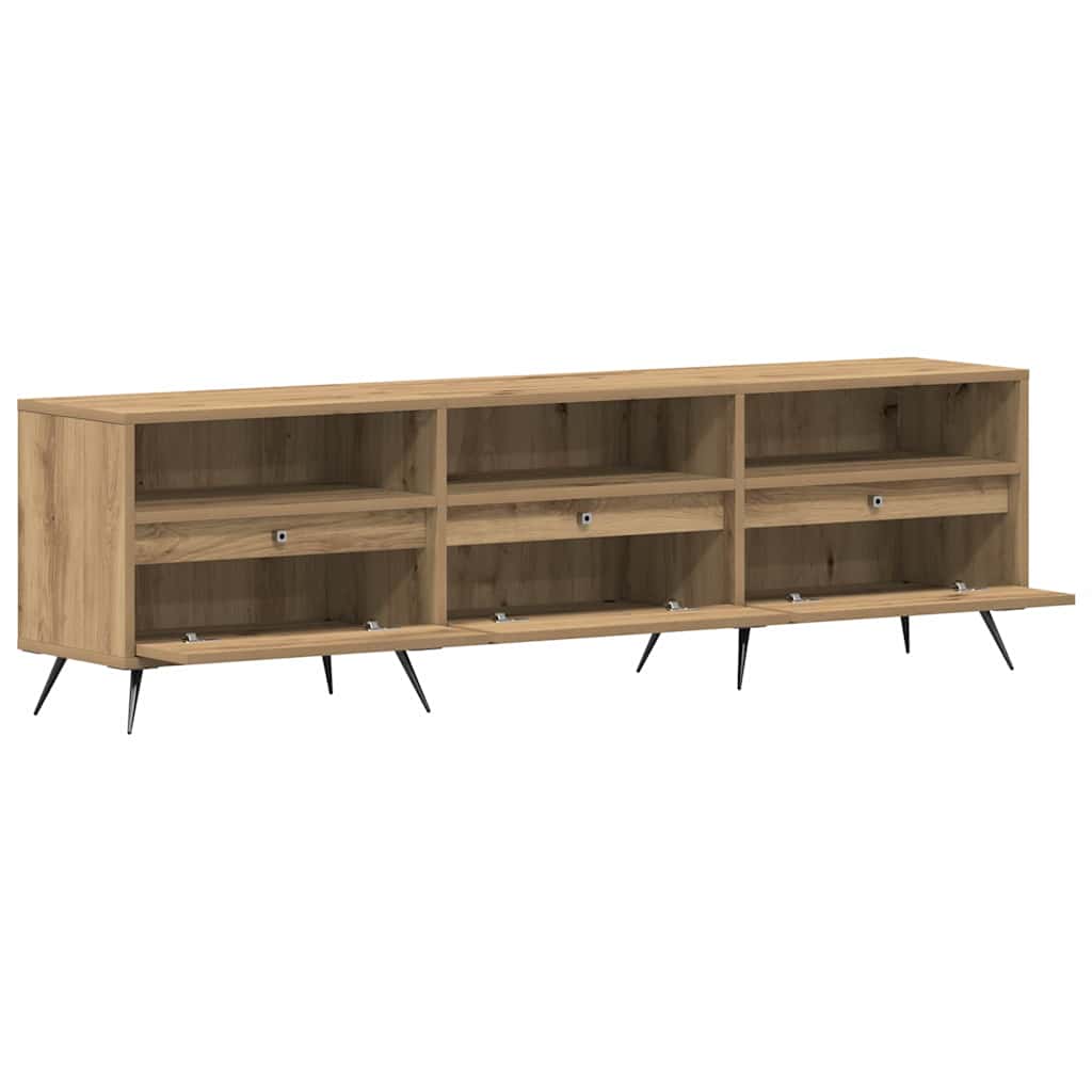 TV Cabinet Artisan oak 150 x 30 x 44.5 cm Engineered wood